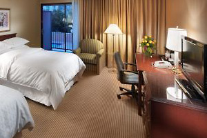 Sheraton Pasadena Hotel Two Queens Bedroom